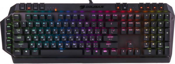 Клавіатура  Cougar 700K EVO ігрова механічна Cherry MX Red, RGB-підсвітка, USB, audio jack