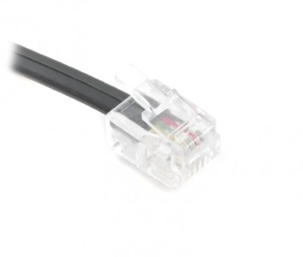 Кабель Cablexpert TC6P4C-7.5M-BK 6P4C, 7.5 м
