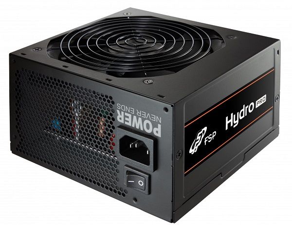 Блок живлення 600W FSP HP2-600 HYDRO PRO 600W ATX 2.52 600 Вт 80 PLUS BRONZE PFC активний, чорний