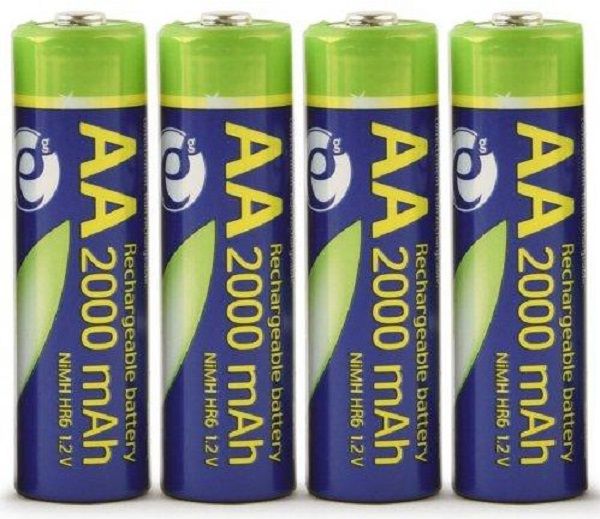 Акумулятор AA 2000mAh EnerGenie EG-BA-AA20R4-01 HR6/AA (4 шт.) блістер