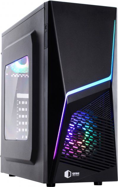 Корпус QUBE QUBE FLASH Black (FLASH_W3NU3)