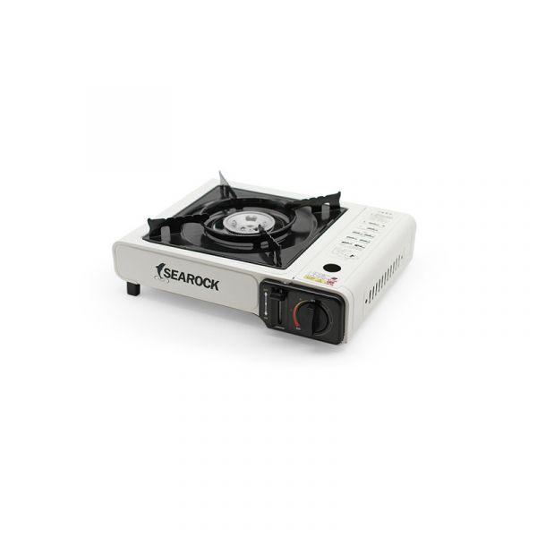 
					Портативна газова плита SEAROCK, під газові балони бутан, White, Box