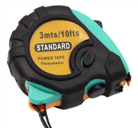 
					Рулетка обрезиненная STANDART, 3м, Q48