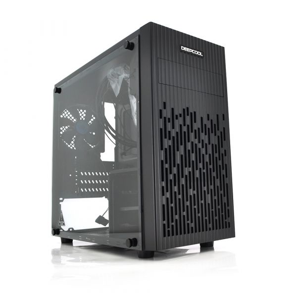 
					Корпус DeepCoo Matrexx-30 - 0.5mm ABS+SPCC+загартоване скло, ITX, 1x3.0 USB, 1xUSB2.0+Audio, Video card≤250mm, (405.8x192x378.2mm), без БП