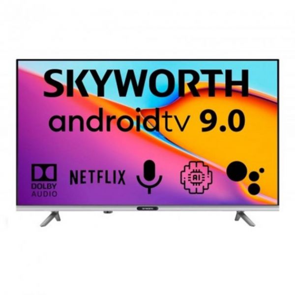 Телевізор 40" Skyworth 40E20AI, Smart TV, FullHD, Bluetooth, WiFi, Android 9.0, DVB-C, DVB-T2, 2xUSB, 2xHDMI, 1xОпт, LAN, VESA200x200
