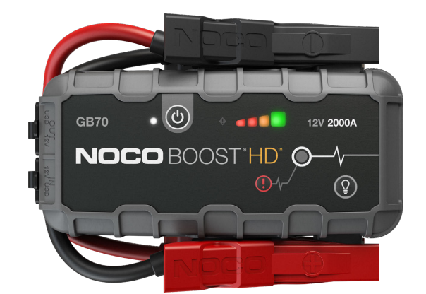 Пуско-зарядний пристрій Noco GB70 Boost Sport 2000A UltraSafe Lithium Jump Starter, IP65, Power Bank
