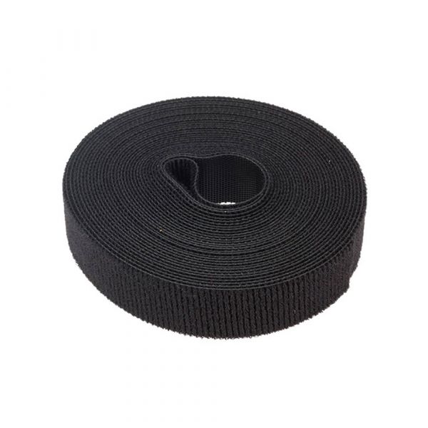 
					Стяжки на липучці ширина 15мм, рулон 50м, чорні, ціна за рулон