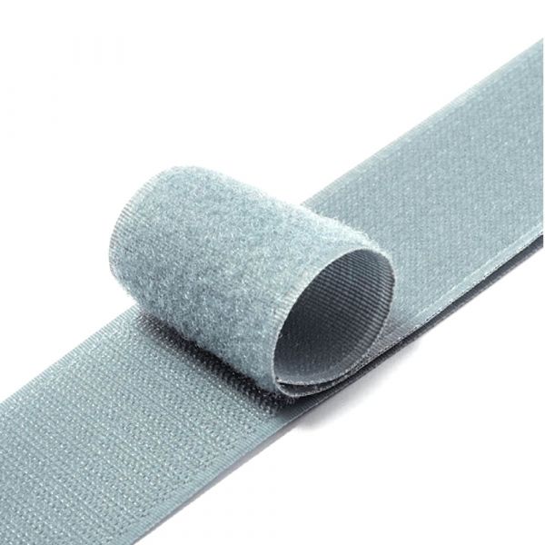 
					Стяжки на липучці ширина 20мм, рулон 50м, сірі, ціна за рулон