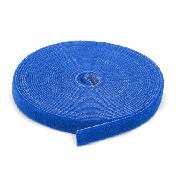 
					Стяжки на липучці ширина 20мм, рулон 45м, сині, ціна за рулон