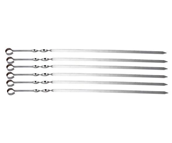 
					Шампур нержавіючий, довжина 500 мм, упаковка 6шт (ціна за упаковку), ОЕМ