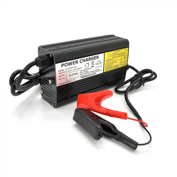 
					Зарядний пристрій для акумуляторів Merlion LiFePO4 24V(29,2V)-10A-240W, Q20
