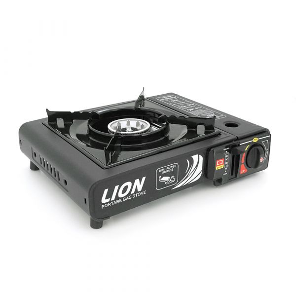 
					Портативна газова плита SEAROCK, під газові балони бутан та пропан-бутан, Red, Box