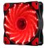 
					Кулер корпусний 12025 DC sleeve fan 3pin + 4pin - 120 * 120 * 25мм, 12V, 1100об / хв, 15LED, Red