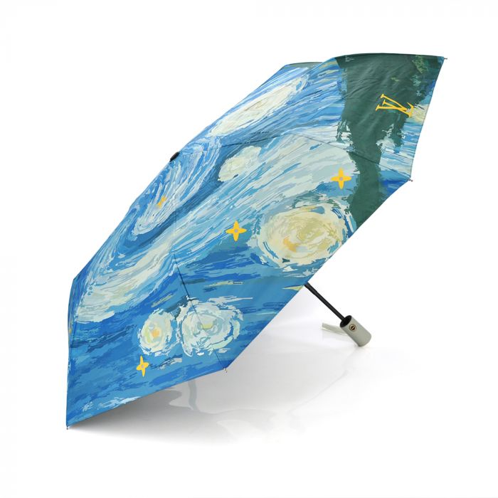 
					Парасолька жіноча "Starry Night" автоматична, D-116см, захист від сонця, UV (99%), захист від дощу, каркас - Al+Fe, Blue