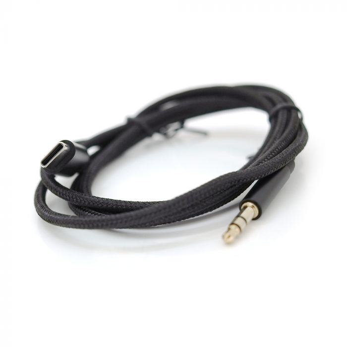 
					Перехідник Type-C(M) => Jack 3.5mm(M), 1м, Black, OEM