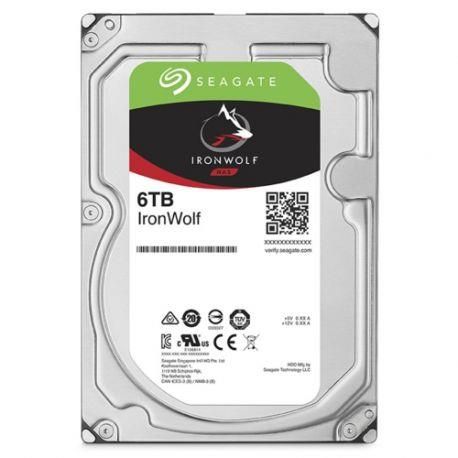 Жорсткий диск 3.5"   6TB Seagate IronWolf  (5400rpm, SATA 6Gb/s, 256MB)