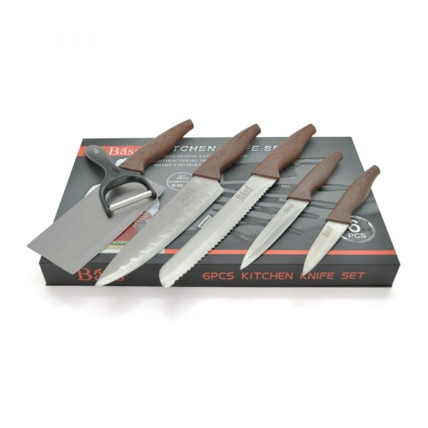 
					Набір кухонних ножів 6 в 1 Y8081