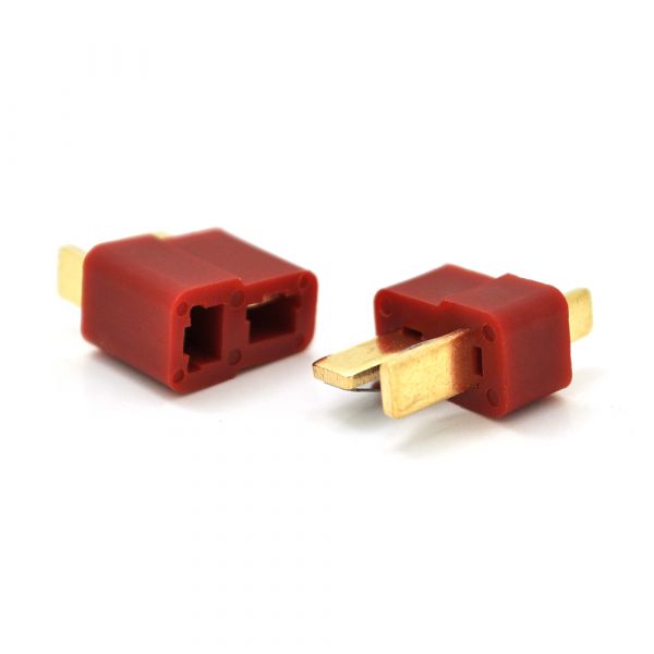 
					Комплект T-подібний штекер для дронів (тато) High Quality, Red