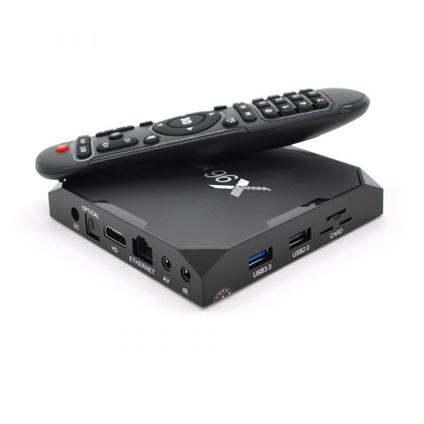 
					Медіа приставка X96-Max Plus6 4 / 32G Smart TV Box (Android 9.0, ОЗУ 4 Гб, 32Гб вбудованої пам'яті, 4-х ядерний процесор Amlogic 905  (2,0 ГГц)