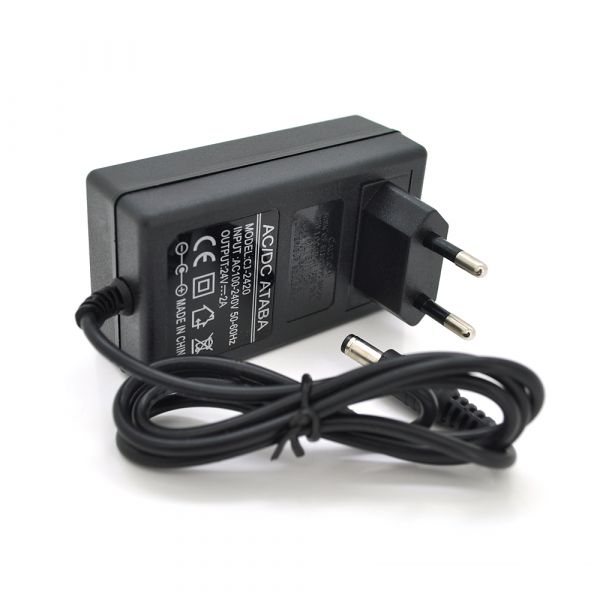 
					Імпульсний блок живлення YM-2420 24В 2А (48Вт) штекер 5,5 / 2,5, довжина 1,10м, Q20