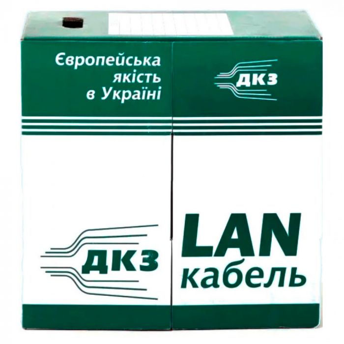
					Кабель КВПЕ FTP 4х2х0,55мм, ДКЗ, (CU), екран., Для внутр. робіт,,CAT 6. 305м.