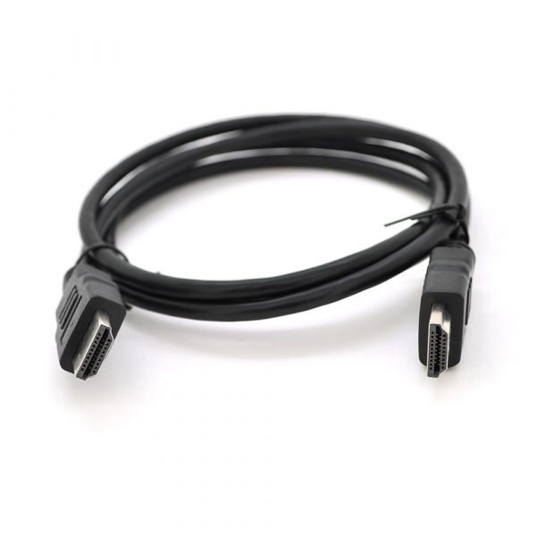 
					Кабель Merlion HDMI-HDMI HIGH SPEED 1.2m, v1.4, OD-7.5mm, круглий Black, коннектор Black, (Пакет) Q250