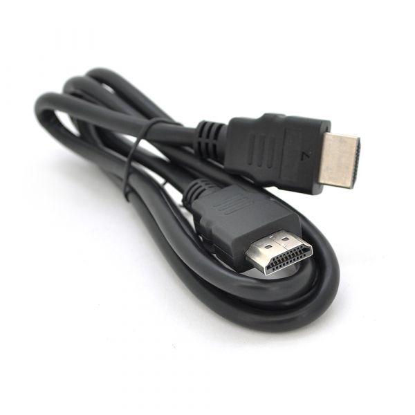 
					Кабель Merlion HDMI-HDMI HIGH SPEED Premium 1m, v1.4, OD-7.5mm, круглий Black, коннектор Black, (Пакет), Q350