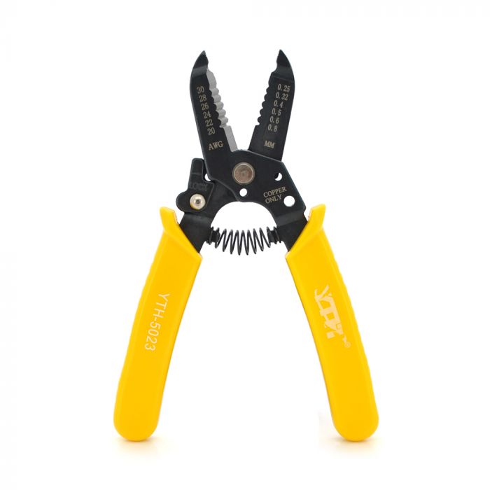 
					Iнструмент для зачистки кабеля 7-1 Stripper YTH-5022, yellow, AWG24-14
