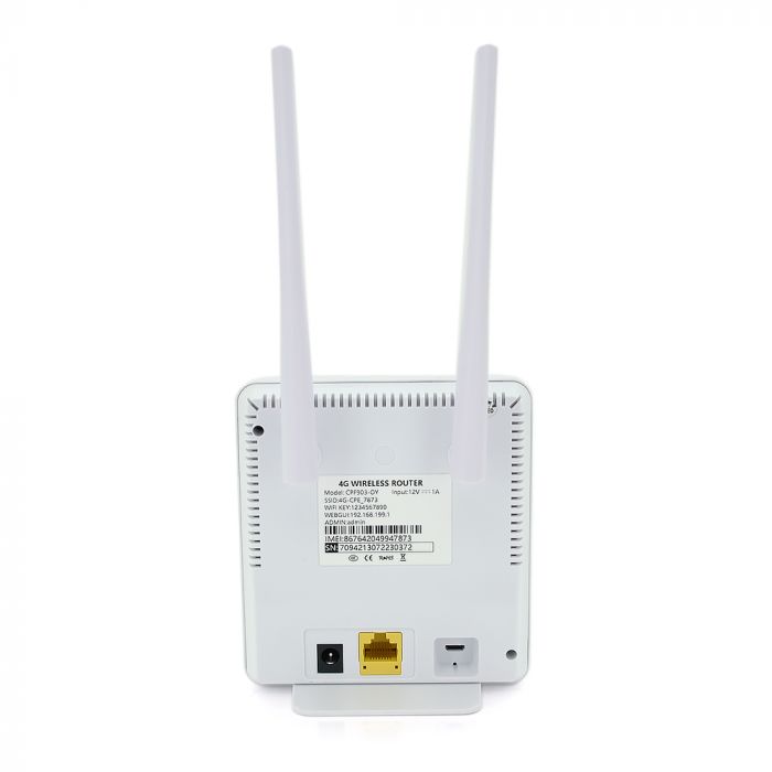 
					Бездротовий маршрутизатор CPE903 4G, дротова та бездротова передача, WIFI: 2.4G, 1 порт RJ45, LCD