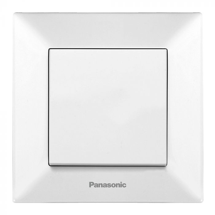 
					Вимикач Panasonic Arkedia Slim одноклавішний,швидкий монтаж,білий