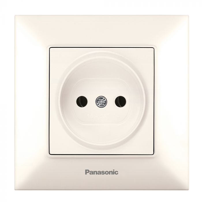 
					Розетка Panasonic Arkedia Slim, кремова