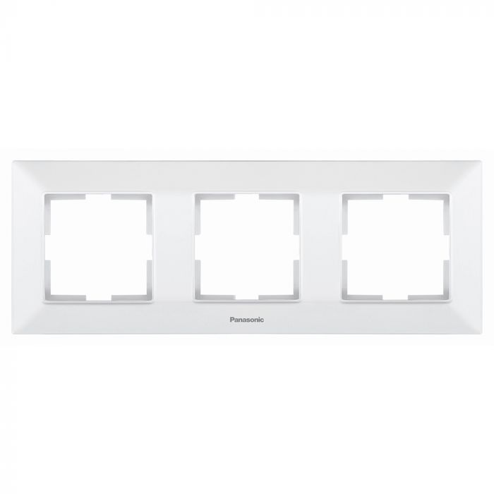 
					Рамка Panasonic Arkedia Slim потрійна, горизонтальна, біла