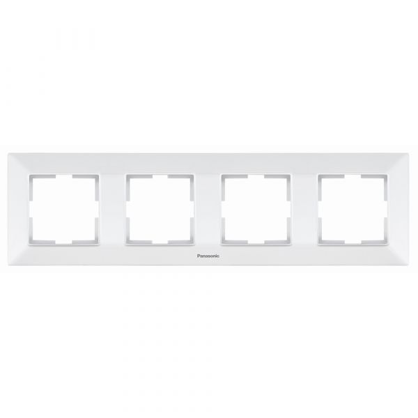 
					Рамка Panasonic Arkedia Slim чотирьохмісна, горизонтальна, біла