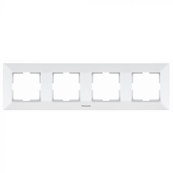 
					Рамка Panasonic Arkedia Slim чотирьохмісна, горизонтальна, біла