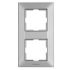 
					Рамка Panasonic Arkedia Slim подвійна, вертикальна, срібна