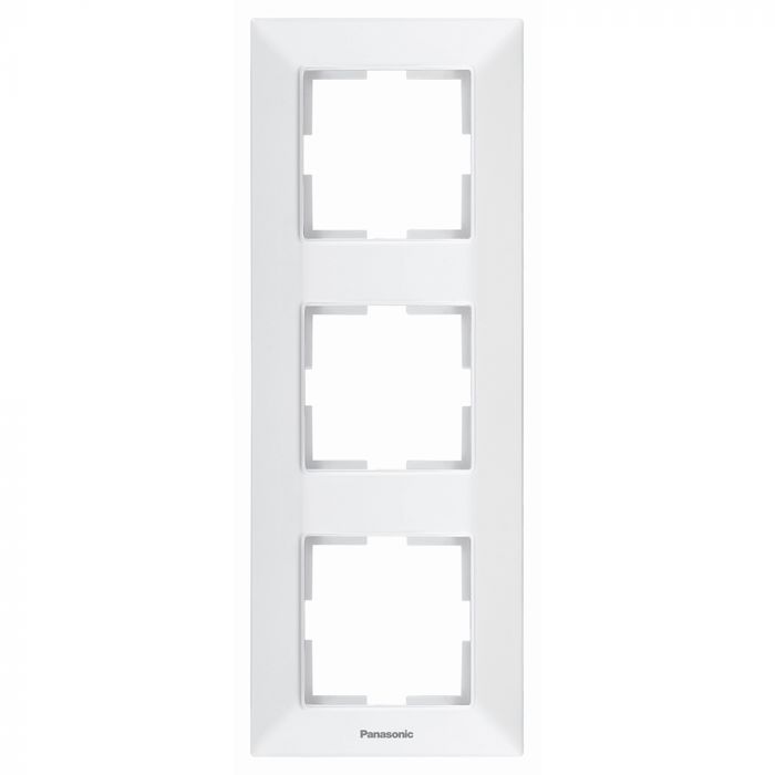 
					Рамка Panasonic Arkedia Slim потрійна, вертикальна, біла