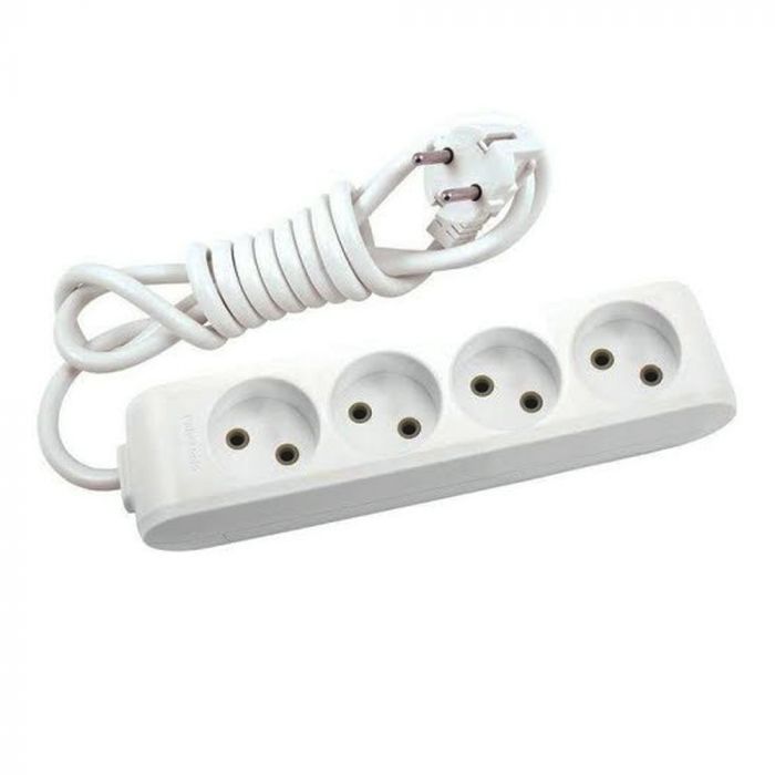 
					Подовжувач Panasonic X-tendia 4 гнізда, 2 м, з захистними шторками, сірий