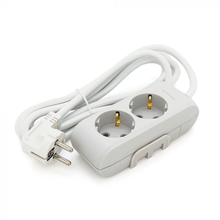 
					Подовжувач Panasonic X-tendia із заземленням 2 гнізда, 2 м, з захистними шторками, сірий