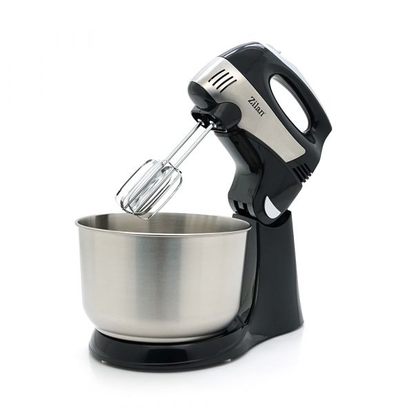 
					Миксер с чашей Zilan ZLN8198, 300W, silver/black
