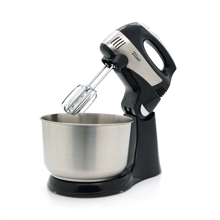 
					Миксер с чашей Zilan ZLN8198, 300W, silver/black