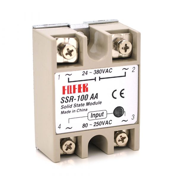 
					Твердотільні реле Fotek SSR-100АA 100А 24-380В AC