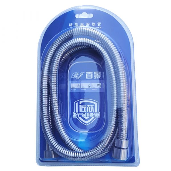 
					Шланг душовий з нержавіючої сталі, 1,5 м, Silver, Blister-box