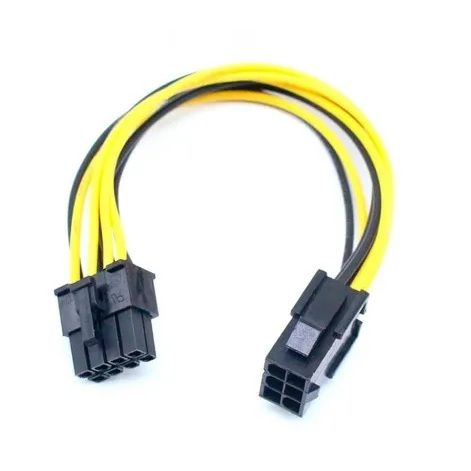 
					Кабель-перехідник для живлення відеокарти 6P -> 8P