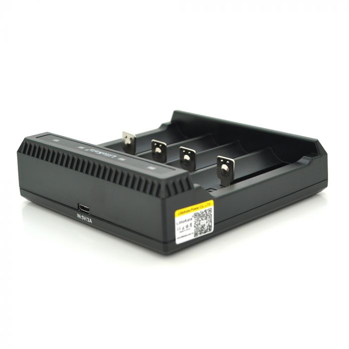 
					ЗП універсальний Liitokala Lii-L4, 4 канали, LED індикація, підтримує Li-ion, 10430/10440/14500/16340/17670/18500/18650/26650/25500/26700