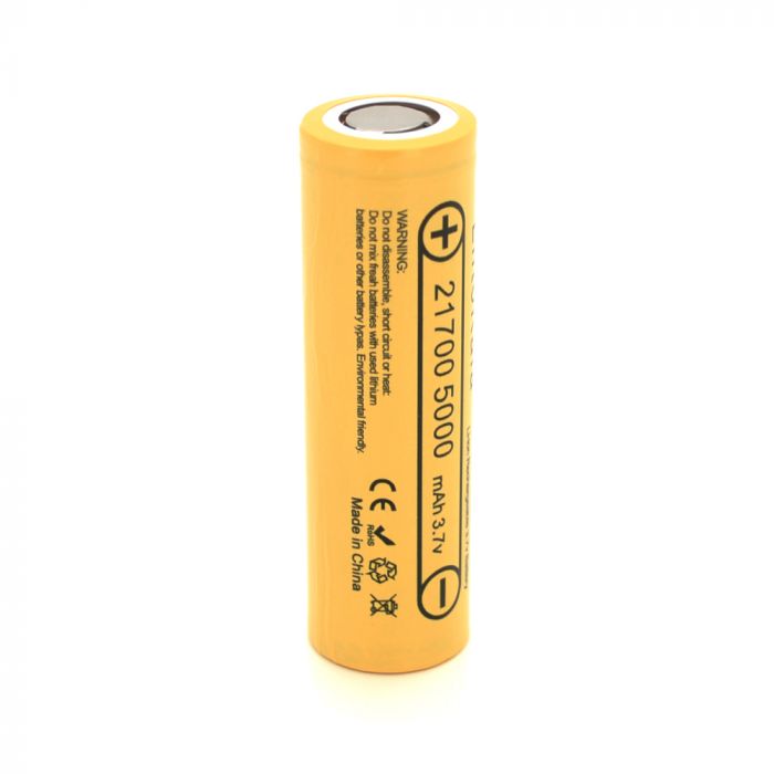 
					Акумулятор 21700 Li-Ion LiitoKala Lii-50E, 5000mah (4700-5100mah）, 15A, 3.7V (2.5-4.2V), Yellow, PVC BOX