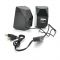 
					Колонки 2.0 Kisonli A-303 для ПК і ноутбука, USB + 3.5mm, 2x3W, 20Hz- 20KHz, black + yellow, BOX, Q50
