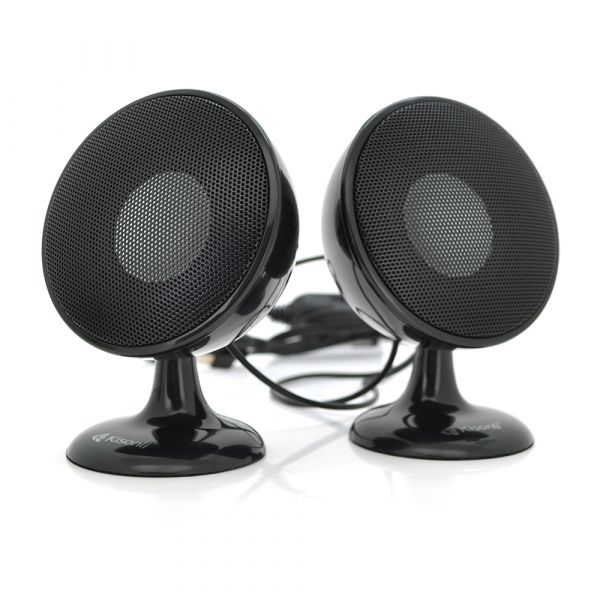 
					Колонки 2.0 Kisonli S-888 для ПК и ноутбука, USB + 3.5mm, 2x3W, 20Hz- 20KHz, Black, BOX, Q60