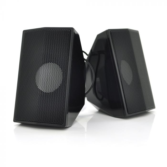 
					Колонки 2.0 Kisonli S-333 для ПК і ноутбука, USB + 3.5mm, 2x3W, 20Hz- 20KHz, Black, BOX, Q50