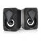 
					Колонки 2.0 Kisonli L-9090 для ПК і ноутбука, USB + 3.5mm, 2x3W, 20Hz- 20KHz, з вбудованим підсилювачем, Black, BOX, Q60