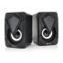 
					Колонки 2.0 Kisonli L-9090 для ПК і ноутбука, USB + 3.5mm, 2x3W, 20Hz- 20KHz, з вбудованим підсилювачем, Black, BOX, Q60
